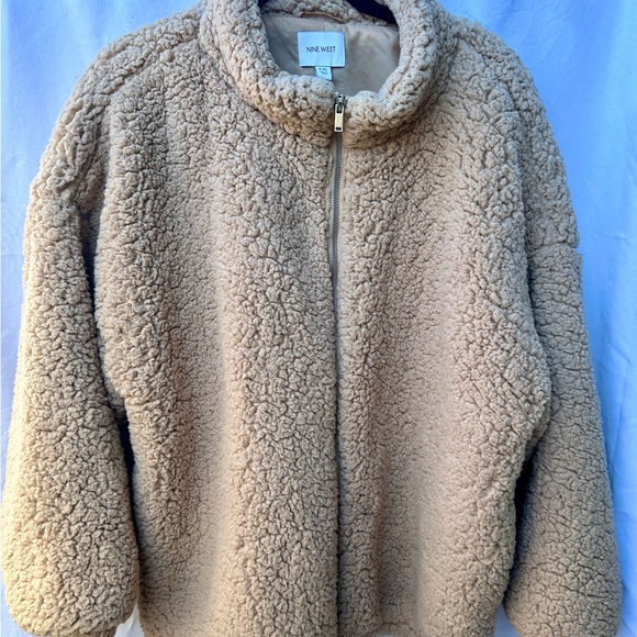 Nine West Lined Sherpa Jacket - Picture 1 of 3